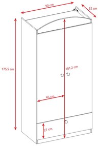 Гардероб Babydreams Cartoon-Mple-Safari