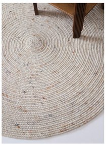 Кремав детски килим ø 140 cm Neethu Avoine – Nattiot