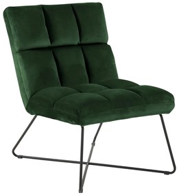 Зелено кадифено кресло Alba – Actona