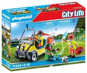 Игра Комплект Превозни Средства Playmobil 71204 Футболист 42 Части