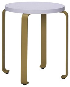 Кафяво-синя табуретка от ясен Smile - Hübsch