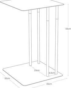 Сгъваема маса 35x35 cm Plain - YAMAZAKI