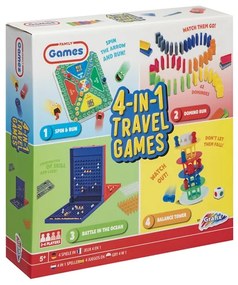 Grafix Игра за пътуване, 4 в 1