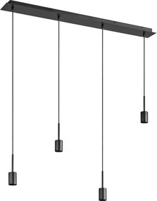 Osram - Захранващ кабел NEEDLE PENDANT 4xE27/25W/230V антрацит