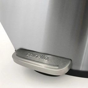 Стоманено кошче за боклук с педал в матово сребрист цвят 5 l Akira – Spirella