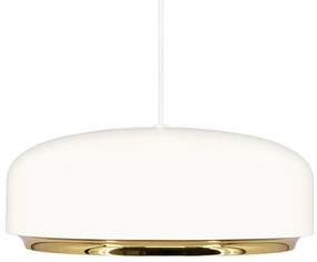 Бяло LED висящо осветително тяло с метален абажур ø 40 cm Hazel medium - UMAGE