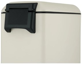 Кремаво стоманено кошче за боклук с педал 12 l Design – Wenko