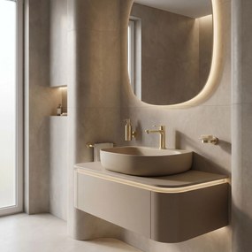 Смесител за баня Rea Logan Brush Gold