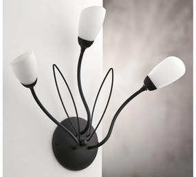 Jupiter 2059 - Стенно осветително тяло GLORIOSA 3xG9/14W/230V, черно