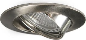 Смарт вграден прожектор стомана вкл. WiFi GU10 накланящ се - Edu