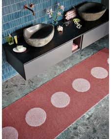 Светлочервен килим за открито и закрито 70x120 cm Vera Pop Blush – Pappelina
