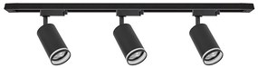 Точково осветително тяло за шинна система PIPE 3xGU10/10W/230V черно