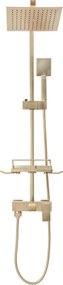 Комплект за душ REA JACK BRUSHED GOLD