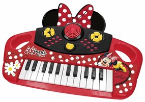 Играчка пиано Minnie Mouse Червен Електронно