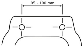Бяла тоалетна седалка с лесно затваряне , 44,5 x 37,5 cm Samos - Wenko