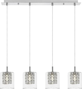 Rabalux Duchess Висящи осветителни тела IP20 G9 4x MAX 40W K 3116