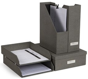 Картонени органайзери за докумнети в комплект от 5 бр. Holger – Bigso Box of Sweden