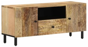 356905 vidaXL ТВ шкаф, 105x33x46 см, масивно мангово дърво