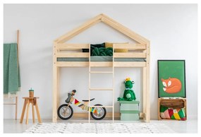 Двуетажно легло за къща от борова дървесина Mila DMPA, 90 x 180 cm - Adeko