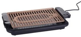 Бездимна скара Oliver Voltz OV51015N, 1200W, 38x25 см, Термостат, Незалепващо покритие, Тава за мазнина, Черен/кафяв