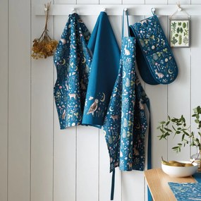 Памучни кърпи за съдове в комплект от 4 бр. 50x70 cm Enchanted Twilight Animals – Catherine Lansfield