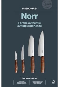 Fiskars - Комплект 4 бр. кухненски ножове Norr