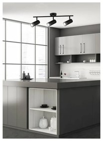 Черен метален прожектор 9x56 cm Colly – Candellux Lighting