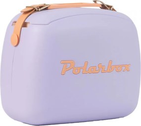 Хладилна чанта Polarbox Pop, 6 литра, Включени 2 кутии за обяд, Запазва студено до 24 часа, Лилав/Оранжев