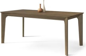 БАРИ Лакиран Опушен Дъб 180x90 cм (+2 вложки 45 cм) - ДЪРВЕНА ТРАПЕЗНА МАСА В ЯПОНСКИ/СКАНДИНАВСКИ СТИЛ, РАЗТЕГАТЕЛНА ДО 270 cм!