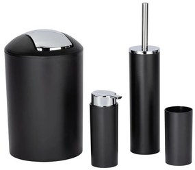 WENKO 24078800 - Комплект CALVO 6,5x13 см черен/лъскав хром