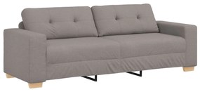 4105094 vidaXL Диван Таупе 221 x 78 x 80 см. текстил