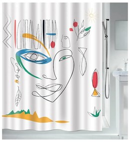 Завеса за душ 180x200 cm Faces – Spirella