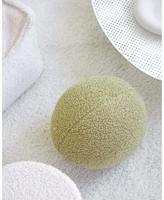 Зелена детска възглавница за диван от букле Ball – Wigiwama