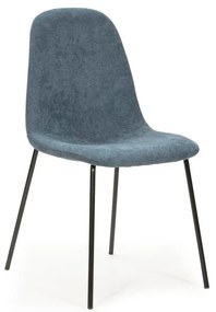 Сини трапезни столове в комплект от 4 бр. Renne – Marckeric