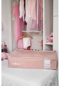 Вакуумна пластмасова кутия за съхранение под леглото 65x45x15,5 cm Pink Edition – Compactor
