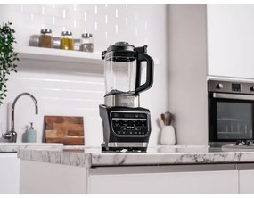 Блендер Ninja HB150EU, 1000W, 1.7 л, 10 програми, Auto-iQ, 2в1, Топлоустойчиво стъкло, Черен
