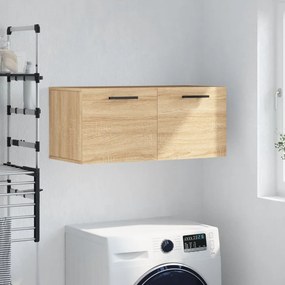 830103 vidaXL Стенен шкаф, дъб сонома, 80x36,5x35 см, инженерно дърво