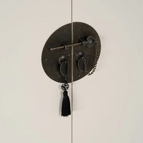 Бял гардероб 100x160 cm Oriente – Ixia