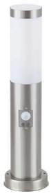 Rabalux 8267 - Екстериорна лампа със сензор INOX TORCH 1xE27/25W IP44