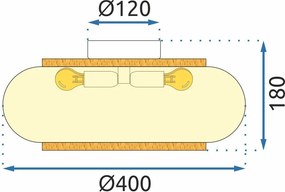 Плафон за таван APP1253-3C
