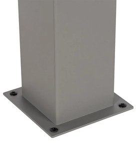 Модерна външна подова лампа сива 70 см IP44 - Denmark