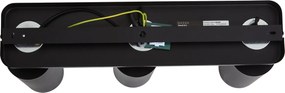 Модерна таванна лампа черна 3-светлинна GU10 70мм - Jeana Luxe