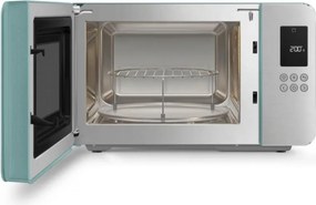 Микровълнова фурна с грил 4в1 SMEG Collezione MOC01EGMEU, 1900W, 29 л, 18 програми, Плавно затваряне, Звуков сигнал, LCD, Зелен