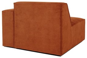 Модул за оранжев велурен диван (десен ъгъл) Sting - Scandic
