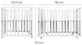 Бяла кошара за игра 100x75 cm Roba style - Roba