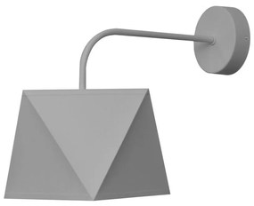 Стенна лампа ADAMANT 1xE27/60W/230V сива