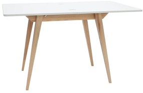 Сгъваема маса за хранене с бял плот 65x90 cm Envelope - Ragaba