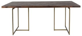 Трапезна маса със стоманена конструкция , 220 x 90 cm Class - Dutchbone