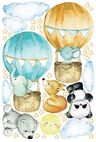 Детски стикери за стена Балони и звезди - Ambiance