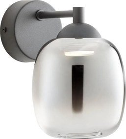 Redo 01-3483 - LED стенна лампа KHADI LED/6W/230V CRI 90 черна/опушена